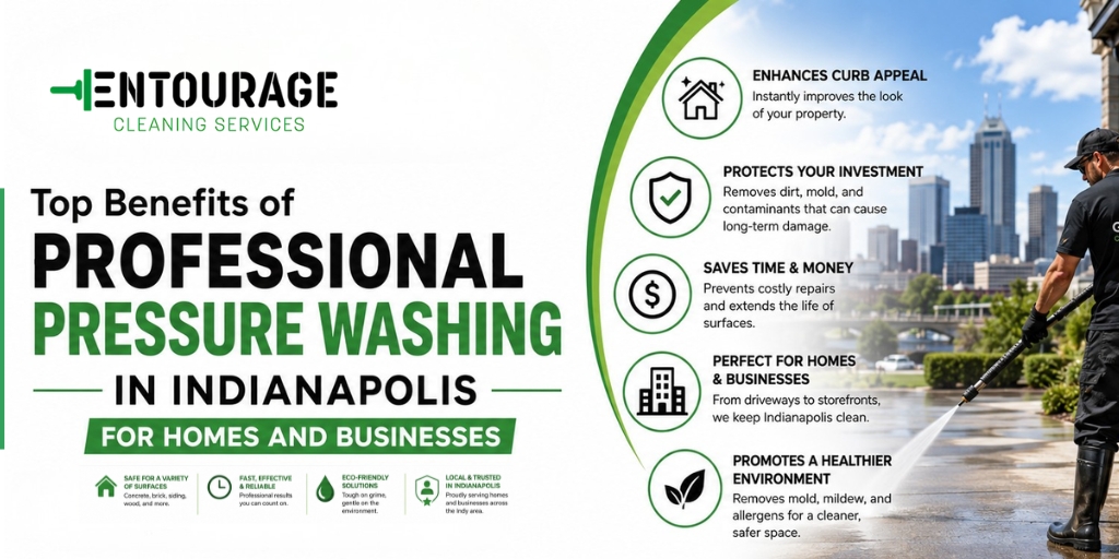 Top Benefits of Professional Pressure Washing in Indianapolis for Homes and Businesses