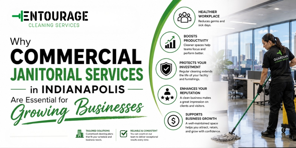 Why Commercial Janitorial Services in Indianapolis Are Essential for Growing Businesses